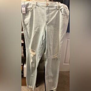 ‼️SALE ‼️ Light high rise skinny denim, new with tags, 18W